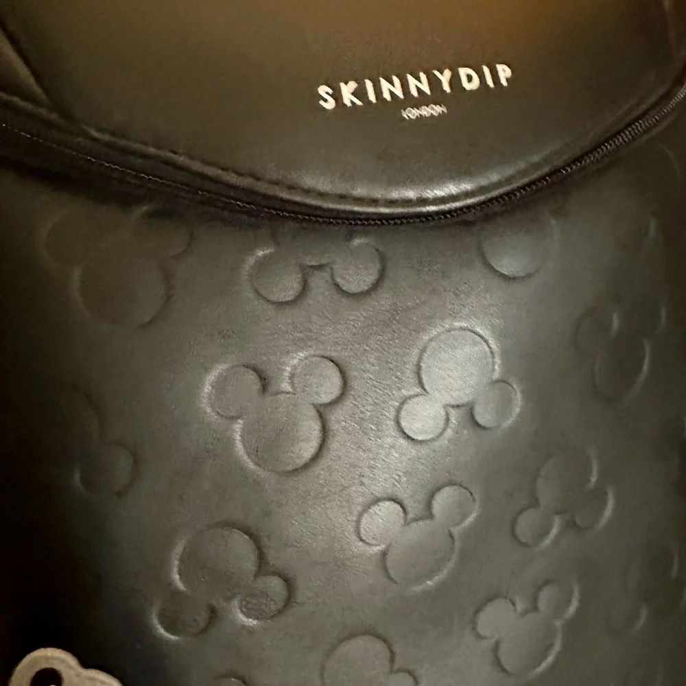 Skinnydip London Mickey Mouse Black Medium Backpack